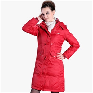 2011秋冬新品恒源祥羽绒服 女装 正品 中长款 B-6812 修身