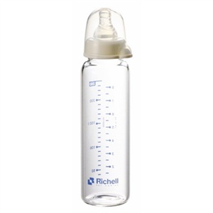 Richell 利其尔标准口玻璃哺乳瓶 240ml