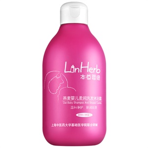 本草婴缘燕麦婴儿柔润洗发沐浴露260ml