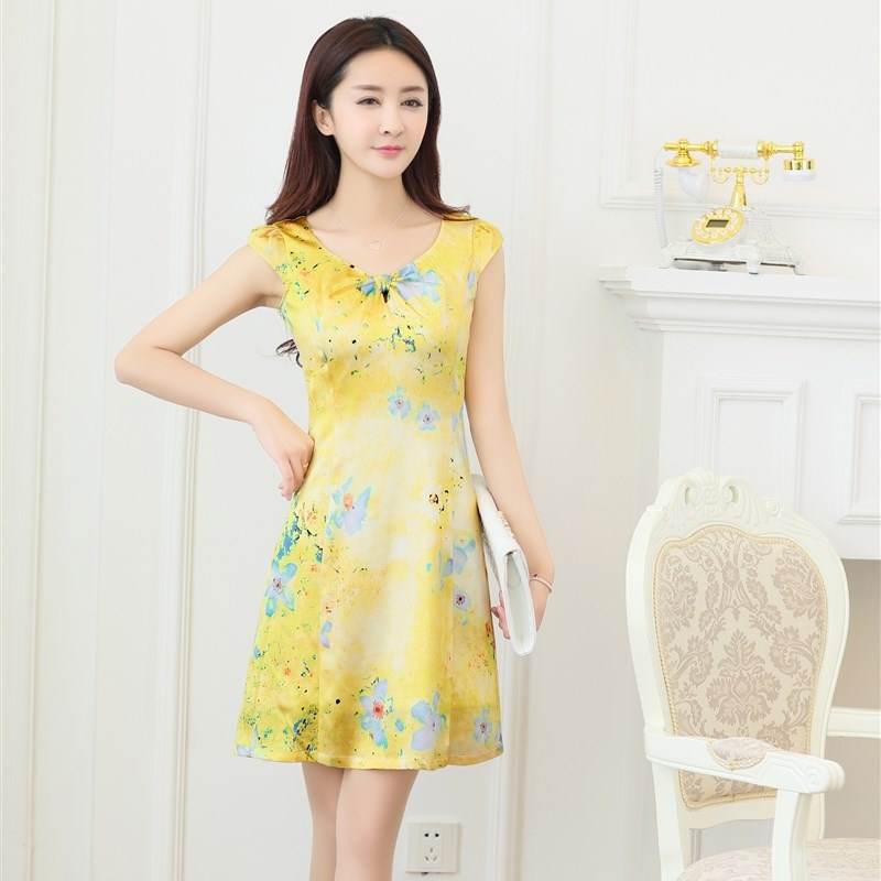 黄色真丝连衣裙牌子好不好 高端真丝连衣裙大牌哪款好评价