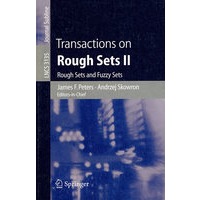 Transactions on Rough Sets II: Rough Sets and Fuzzy Sets粗集，学报II：粗集与模糊集