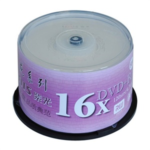 【当当自营】 Unis 紫光 DVD+R 16X 4.7GB 银龙系列 50片桶装 刻录光盘