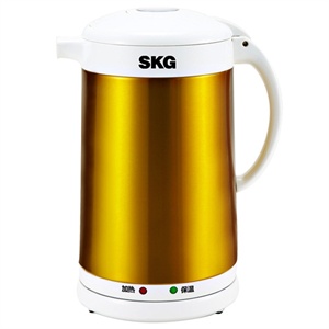[当当自营] SKG 电水壶 WL2120B 1.7L 双层保温 防烫 金色