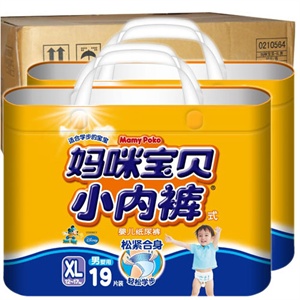 妈咪宝贝 小内裤 男XL 19片 （6包/箱）