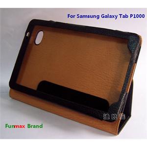 Samsung Galaxy Tab P1000保护套装 支架皮套 黑色