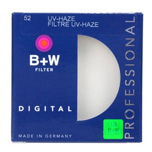 B+W 52mm 单层镀膜UV