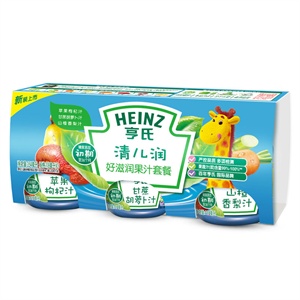 亨氏 清儿润好滋润果汁套装(118ml*3)
