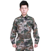 户外运动特种作战迷彩服新式陆军夏作训服林地