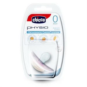 Chicco 智高硅胶安抚奶嘴粉色0个月以上