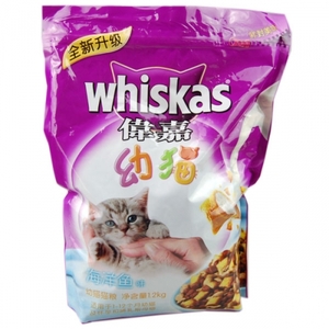 伟嘉幼猫猫粮海洋鱼味1.2kg