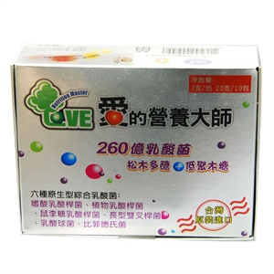 爱的营养大师260亿乳酸菌20g