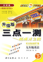 三点一测：衔接小学英语－九年级英语 下（外研版 升级版）（听力录音免费下载）