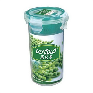 乐亿多450ML圆形保鲜盒水杯YP013