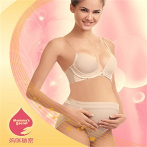 妈咪秘密 腰头隐形牙边超细面料中腰孕裤 165L 肤色
