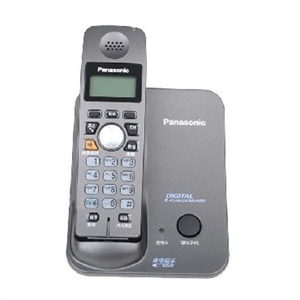 【当当自营】 Panasonic松下 KX-TG20CN B-1 数字无绳电话机 星际黑