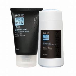 御泥坊男士劲爽矿物系列两件套（洗面奶+爽肤水）