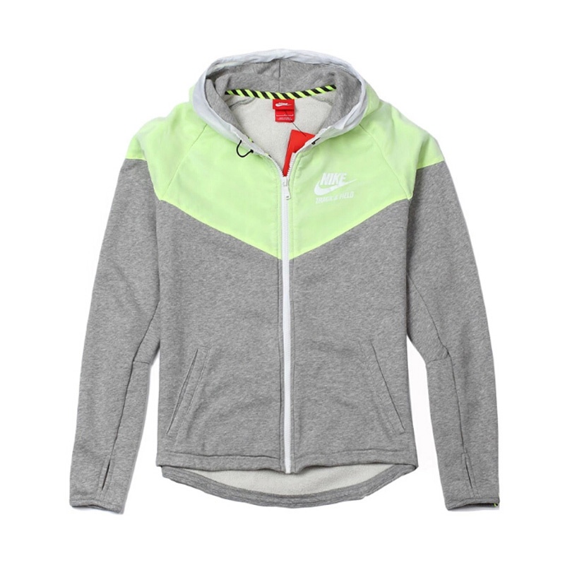 【<em>NIKE耐克</em> 2015春季新款 <em>女子针织</em>休闲<em>连帽</em>夹