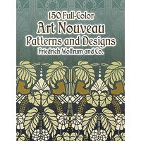 （全彩新艺术图案及设计）150 Full-Color Art Nouveau Patterns and Designs