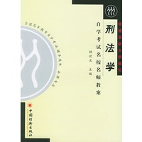 自学考试名校名师教案--刑法学
