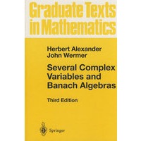 Several complex variables and banach algebras线性模型和逻辑斯缔回归 第2版