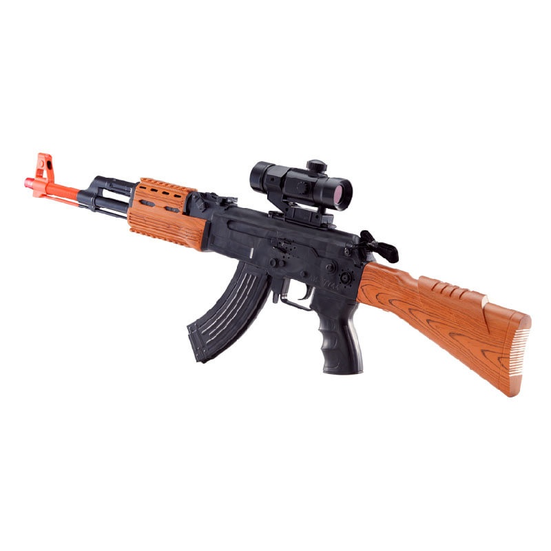 【儿童玩具枪 AK47仿真电动枪 男孩玩具 模型枪图片】高清图_外观图_细节图-当当网