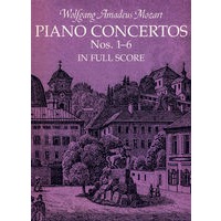 莫扎特钢琴协奏曲第1-6全谱 Piano Concertos Nos. 1-6 in Full Score