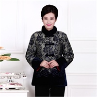 <em>中老年</em>棉衣<em>女短款</em>老人加厚棉服妈妈装<em>外套</em>棉袄