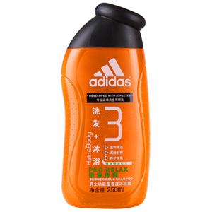 阿迪达斯 男士洗发沐浴露—按摩舒爽型250ml