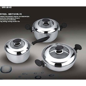 萨博多用途家用套装锅S200(奶锅+汤锅+涮锅)