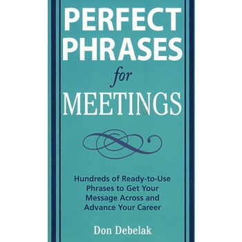 完美会议关键词 perfect phrases for meetings