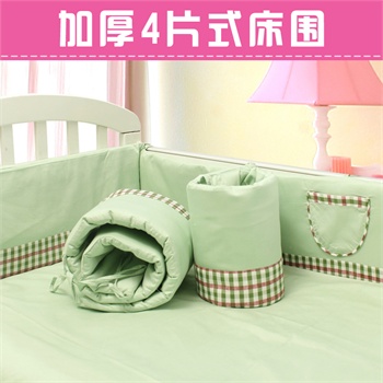 龙之涵全棉婴儿床品儿童床床围婴儿床围