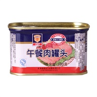 上海特产 梅林午餐肉罐头198g\/罐 罐头食品 方