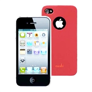 Moshi iGlaze iPhone4G超薄时尚保护外壳 - 红色