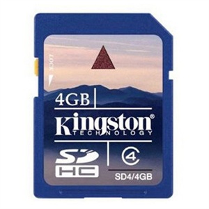 【当当销售配送】金士顿（KingSton）4G SDHC卡（Class4）