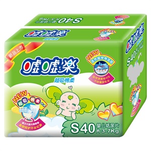 嘘嘘乐 超薄尿片S号 40片/包