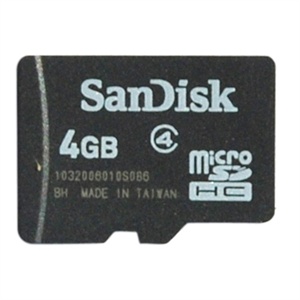 [当当销售配送]SanDisk 4GB MicroSD（TF）存储卡（Class4）