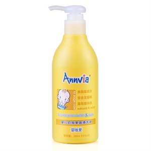 婴唯爱婴儿奶瓶果蔬清洗液280ml
