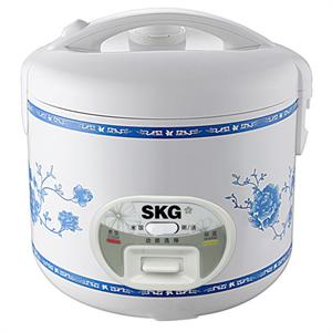 [当当销售配送]德国SKG经典青花瓷全自动电饭煲YD401