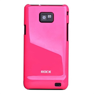 【当当自营】 ROCK洛克 SAMSUNG i9100/GALAXY S ‖ 裸壳 轻彩系列(玫瑰红色 超薄)