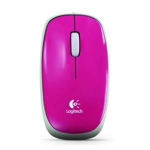 【当当销售配送】罗技Logitech M115光电鼠标（粉色）小巧的设计,即插即用,易于携带！