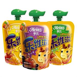 亨氏 乐维滋果汁泥混合装（苹果香橙+苹果香芒+苹果黑加仑）