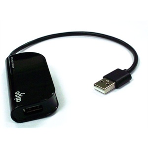 【当当自营】 aigo 爱国者 A502 高速2.0 USB hub 4口分线器 黑色