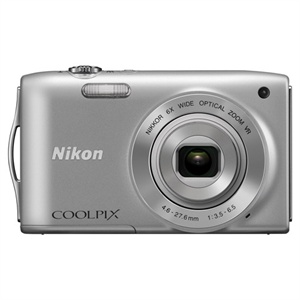 【当当自营】 Nikon尼康 COOLPIX S3300 便携数码相机 银色（1602万像素 3寸屏 6倍光变）