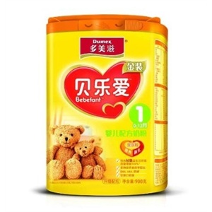 多美滋贝乐爱婴儿配方奶粉罐装900g