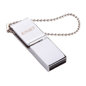 【当当自营】 Eaget 忆捷 U6 8G 书签U盘 全不锈钢