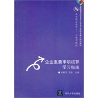 企业重要事项核算学习指南（高职高专财务会计专业工学结合模式规划教材）