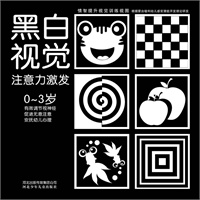 小白兔童书馆*情智提升视觉训练视图系列/黑白视觉注意力激发