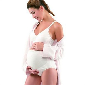 妈咪秘密 托腹孕妇裤1浅 粉165L