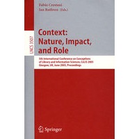 Information Context: Nature, Impact, and Role信息关联：本质、影响与作用/会议录