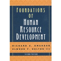 foundations of human resource development开发人力资源的基础